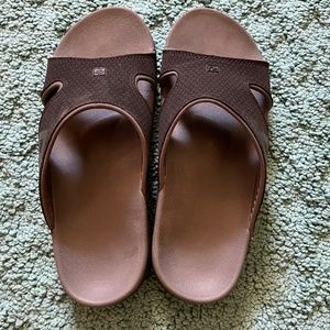 Spenco Women's Kholo Slide Sandal   Onyx Pattern